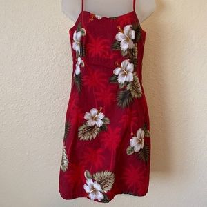 Cotton Hawaiian Short Sun Dress